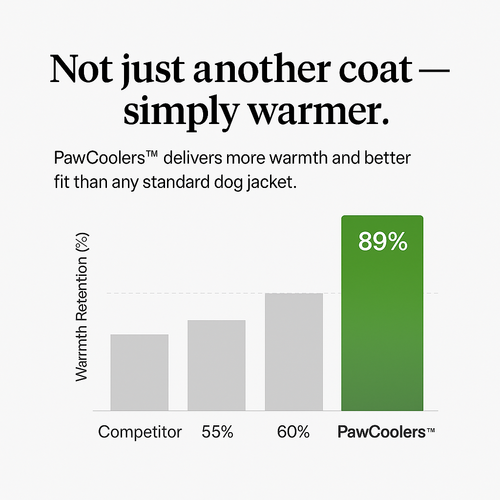 Pawcoolers - Waterproof Winter Jacket with Built-in Harness